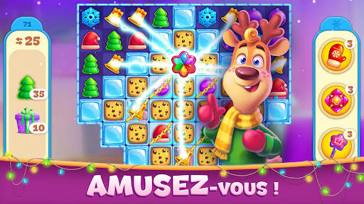 Christmas Sweeper 4 - Match-3 screenshot 1