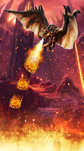 Fire Dragon APUS Live Wallpaper screenshot 4
