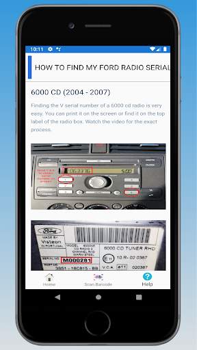 Ford Radio Code screenshot 4