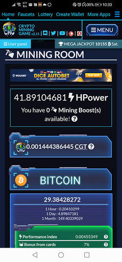 Crypto Mining Game: Free BTC LTC DOGE BTH ETH DASH screenshot 3