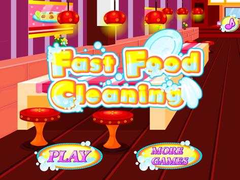 Fast Food Cleaning Games screenshot 1