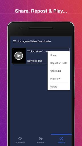 Video Downloader For Instagram - Download & Share screenshot 7