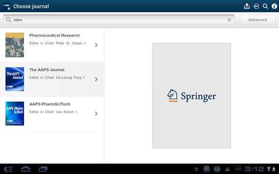 AAPS Journals screenshot 7