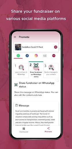 Milaap : Donation Crowdfunding screenshot 5