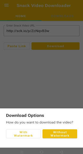 Snack Video Downloader Without Watermark screenshot 2