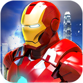 Iron Superhero Robot Flashlight Flying Man Rescue icon
