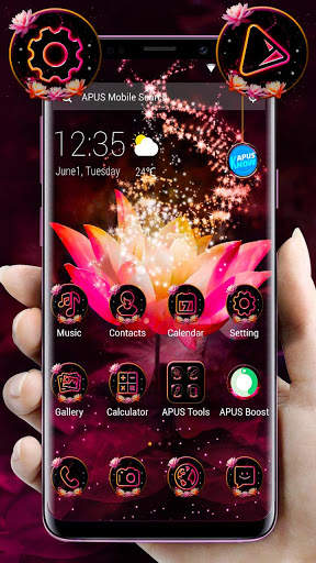 APUS Launcher Lotus Theme screenshot 2