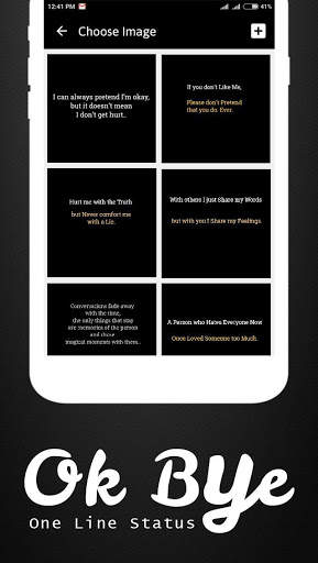 Ok Bye status – Images Quotes स्क्रीनशॉट 1