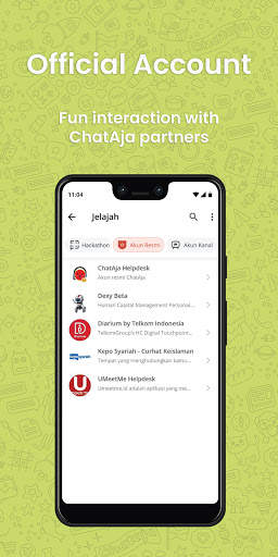 ChatAja - Indonesia Messenger & Lifestyle App screenshot 4