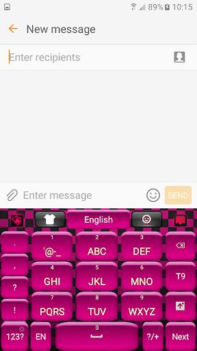 Black and Pink Keyboard screenshot 7