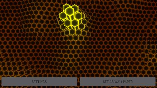 Neon Cells Particles 3D Live Wallpaper screenshot 13