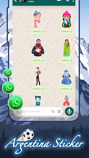 Argentine Sticker For WhatsApp : Argentine Sticker screenshot 2
