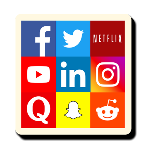 All Social Media &amp; Social Networks In One App icon