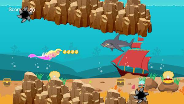 Shark Attack Mermaid screenshot 1