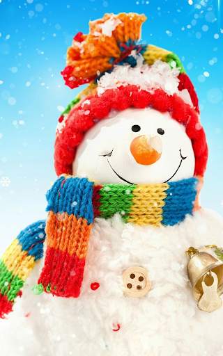 Cute Snowman Live Wallpaper HD screenshot 5