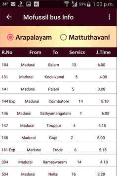 Madurai Bus Guide screenshot 2