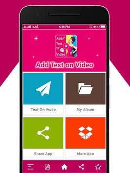 Add Text on Video screenshot 1