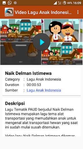 Video Lagu Anak Populer Offline screenshot 2