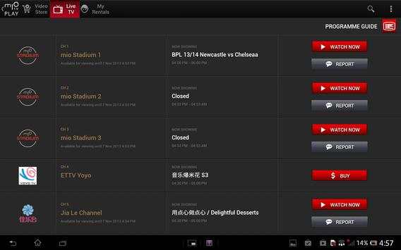 mio TV PLAY 11 تصوير الشاشة