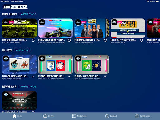 FOX Sports MX 9 تصوير الشاشة