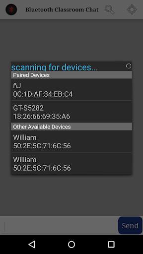 Bluetooth Chat screenshot 6