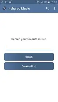 4Shared Music screenshot 1