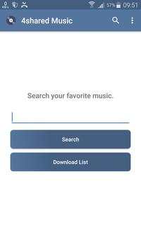 4Shared Music screenshot 1
