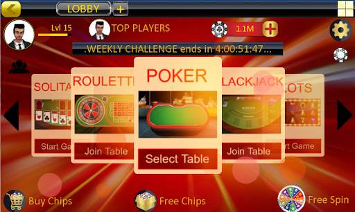 Poker Offline and Live Casino Roulette Blackjack screenshot 2