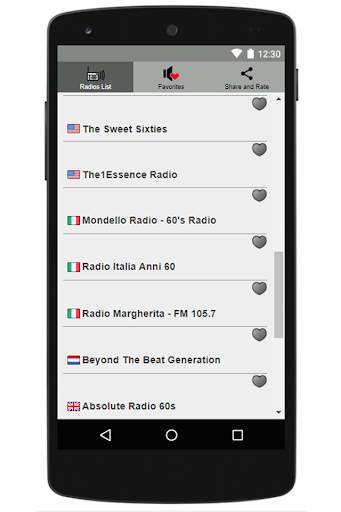 Free 60s Radio top Sixties Music songs screenshot 2