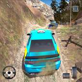 Real Taxi Mountain Climb 3D - Taxi Driving Game logo