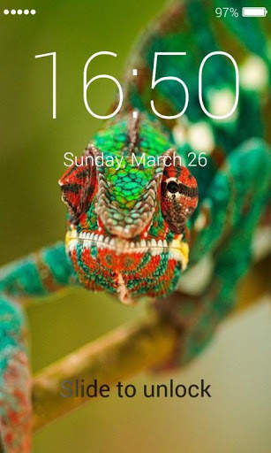 Chameleon Lock Screen screenshot 5