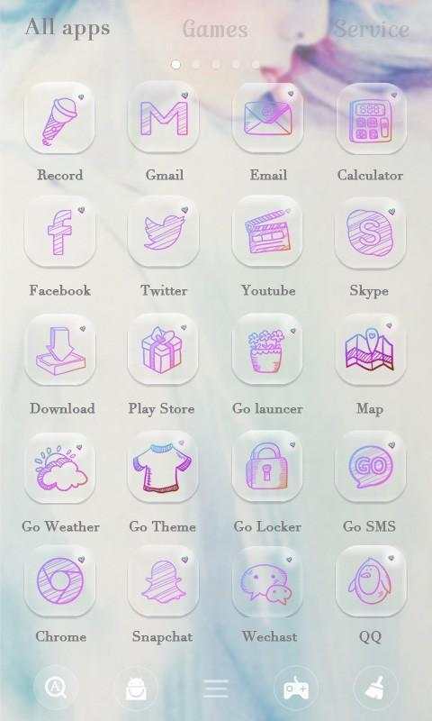 Lonelyy  Go Launcher Theme screenshot 2
