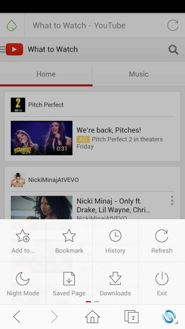 Opus Browser screenshot 2