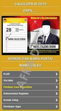 Aplikasi Android Kampanye Caleg screenshot 1
