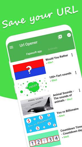 URL opener app screenshot 1