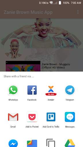 Zanie Brown Music App screenshot 3