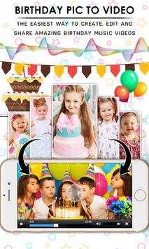 Birthday Video Maker With Music screenshot 1