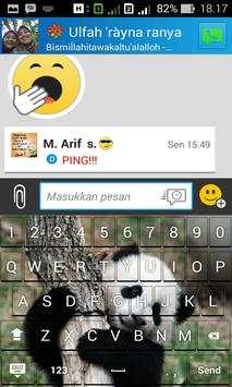 Tema Keyboard Panda Lucu screenshot 3