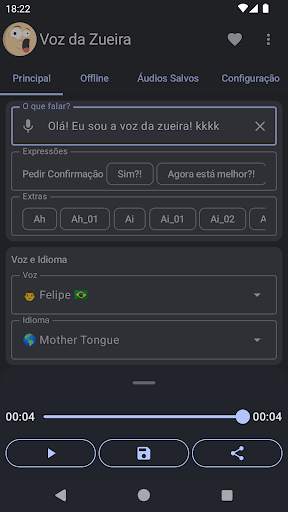 A Voz da Zueira - Texto em Voz screenshot 3