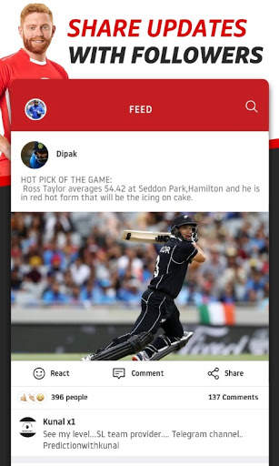 Dream11 App - Predictions Free Dream Team Guide screenshot 3