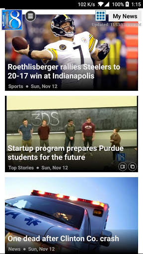 WLFI-TV News Channel 18 screenshot 1