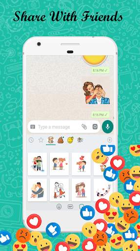 Husband and Wife Love Stickers For WhatsApp screenshot 3