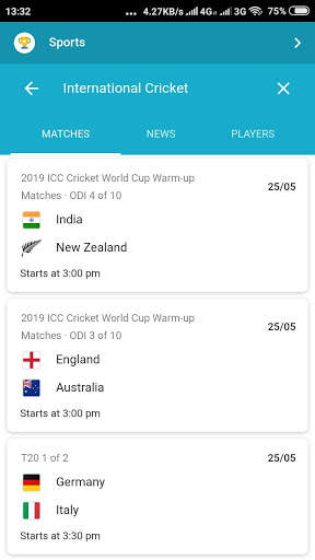 Cricket Live Tv Match, Live Score And Schedule screenshot 1