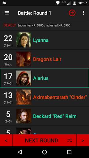 Initiative Tracker for D&D screenshot 1