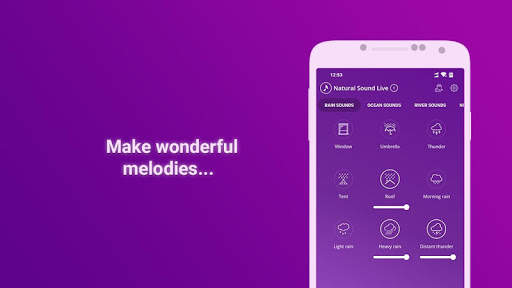 Natural Sound Live: melodies & relax sounds screenshot 2