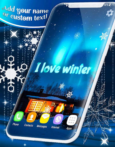 Winter Live Wallpaper ❄️ Frozen Snow Wallpapers screenshot 3