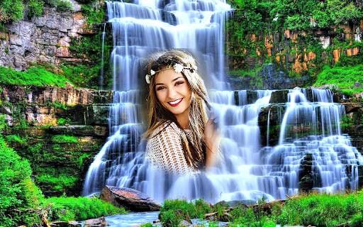 Rainbow Waterfall app & Nature Collage Maker screenshot 4