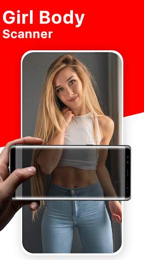 Body Scanner Simulator - Girl Body camera Scanner screenshot 1