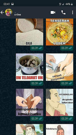 Meme Perang Gambar Stiker WA - WAStickerApps screenshot 6