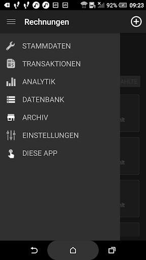 Mobile Rechnungen screenshot 1